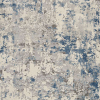 Rustic Textures RUS07 Grey Beige Abstract Rug