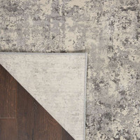Rustic Textures RUS07 Grey Beige Abstract Rug