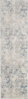 Rustic Textures RUS07 Ivory Grey Abstract Rug