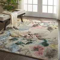 Prismatic PRS15 Floral Multicolour Wool Rug