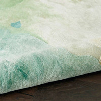 Prismatic PRS16 Sea Foam Wool Rug