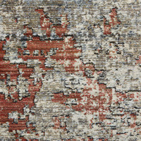Athena 18597 Abstract Grey Terracotta Rug
