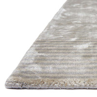 Katherine Carnaby Chrome Stripe Feather Rug