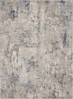 Kathy Ireland Royal Terrace KI42 White Blue Rug