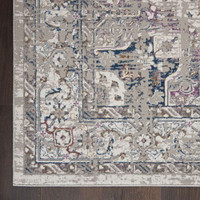 Kathy Ireland Royal Terrace KI46 Ivory Multi Rug