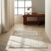 Calvin Klein CK950 Rush Ivory Taupe Contemporary Rug