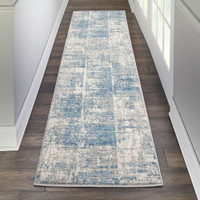Solace SLA02 Ivory Blue Grey Rug