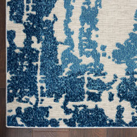 Etchings ETC04 Ivory Blue Rug