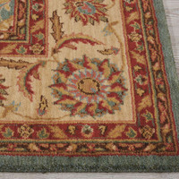 On Sale Living Treasures Woolen Rug Aqua LI05 107x168cm