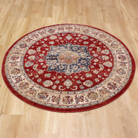 Da Vinci Rug Burgundy Gold 570559 1464 200x200ccm