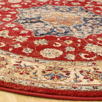 Da Vinci Rug Burgundy Gold 570559 1464 200x200ccm