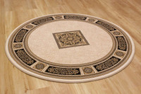 Classic Gold Davinci Rug 160x160cm CIRCLE