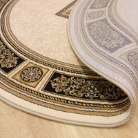 Classic Gold Davinci Rug 200x200cm CIRCLE