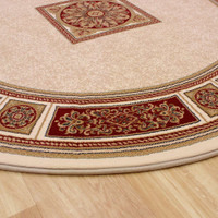 Classic Ruby Davinci Rug 200x200cm CIRCLE