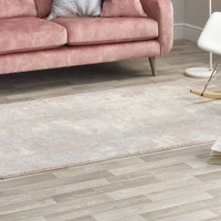 Pink Grey Biscuit Rug Chamonix