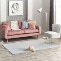 Blue Grey Cream Rug Chamonix