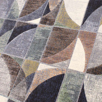 Art Deco Rug Galleria Blue Multi 650 6656