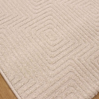 Geo Rug Plain Ivory Geo 09 6161