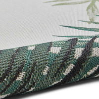 Miami 19435 Light Beige Green Indoor Outdoor Rug
