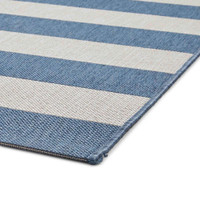 Santa Monica 48644 Blue Light Beige Indoor Outdoor Rug