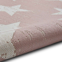 Santa Monica 48648 Rose Cream Indoor Outdoor Rug