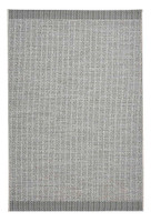 Stitch 9682 Grey Black Indoor Outdoor Rug