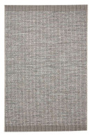 Stitch 9682 Silver Black Indoor Outdoor Rug