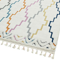 Ariana AR01 Trellis Soft Fringed Rug