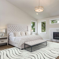 Ariana AR10 Ripple Soft Fringed Rug