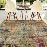 Colores Cloud Gardenia CO01 Abstract Multi Coloured Rug