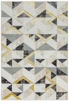 Orion OR11 Flag Grey Geometric Rug