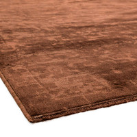 Zehraya ZE05 Rust Abstract Classic Plain Rug