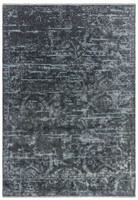 Zehraya ZE07 Charcoal Abstract Classic Plain Rug