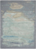 Prismatic PRS19 Seafoam Silver Modern Rug