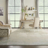 Twilight TWI06 Ivory Green Abstract Rug