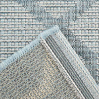 Indoor Outdoor Rug Pastel Blue