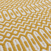 Halsey Reversible Rug Mustard
