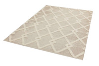 Monty Rug Beige Cream Diamond MN07