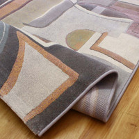 Galleria Dove Grey Abstract Rug 3747