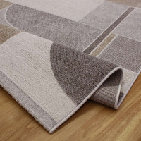 Milano Cream Grey Gold Rug 6191