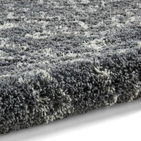 Aspen 1537 Grey Ivory Shaggy Rug
