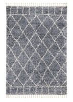 Aspen 1682 Grey Ivory Shaggy Rug