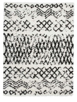 Scandi Berber G271 White Black Rug