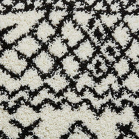 Scandi Berber G274 White Black Rug
