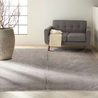 Ck50 Balian Silver Grey Rug by Calvin Klein
