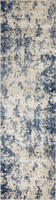Rustic Textures RUS16 Grey Blue Abstract Rug