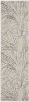 Rustic Textures RUS17 Ivory Grey Abstract Rug