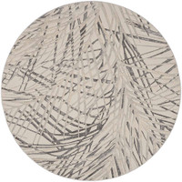 Rustic Textures RUS17 Ivory Grey Abstract Rug