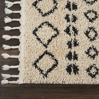 Moroccan Shag Cream MRS02 Rug