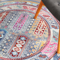Vintage Kashan Grey Multicolor VKA06 Rug